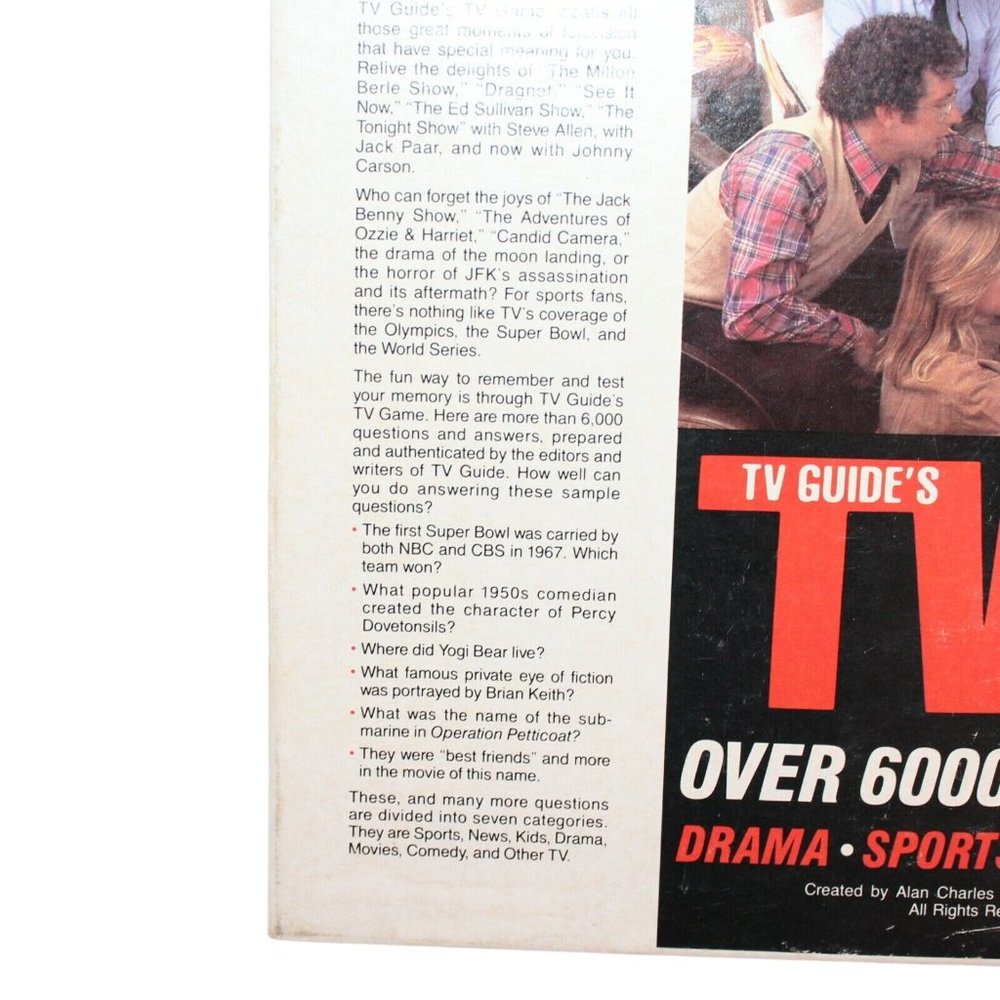Vintage 1984 TV Guide Board Game Complete Triangle Productions Complete USA - Picture 9 of 12